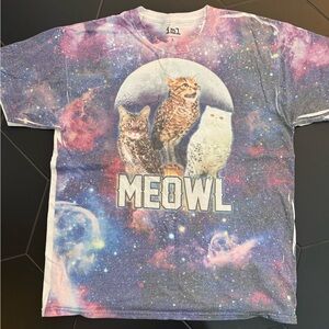 Isaac Morris Meowl Graphic T-Shirt